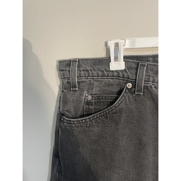 Vintage Levis 550 Jeans Mens 40x32 Black Relaxed Fit Tapered Leg Orange Tab 90s - Picture 5 of 13